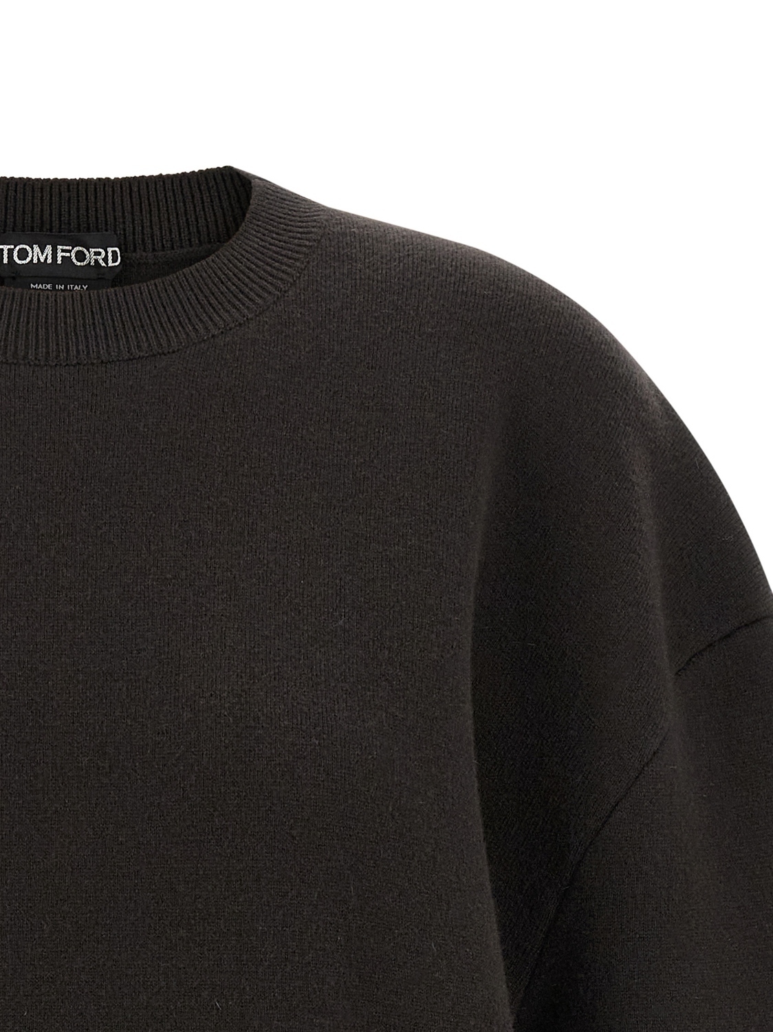 Платье «Скульптурный двойной слой» TOM FORD, коричневый — фото 3