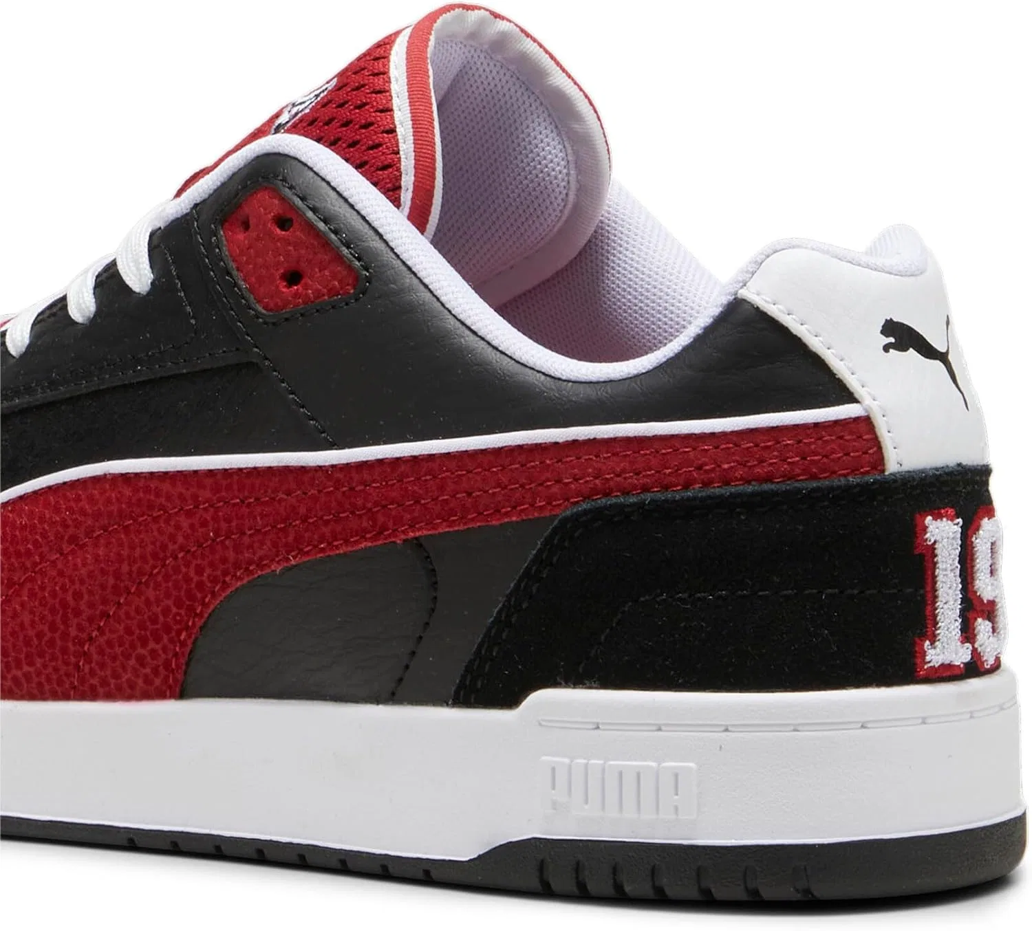 Кроссовки RBD Game Low Track Shoe PUMA, Puma White Puma Black Club Red — фото 3
