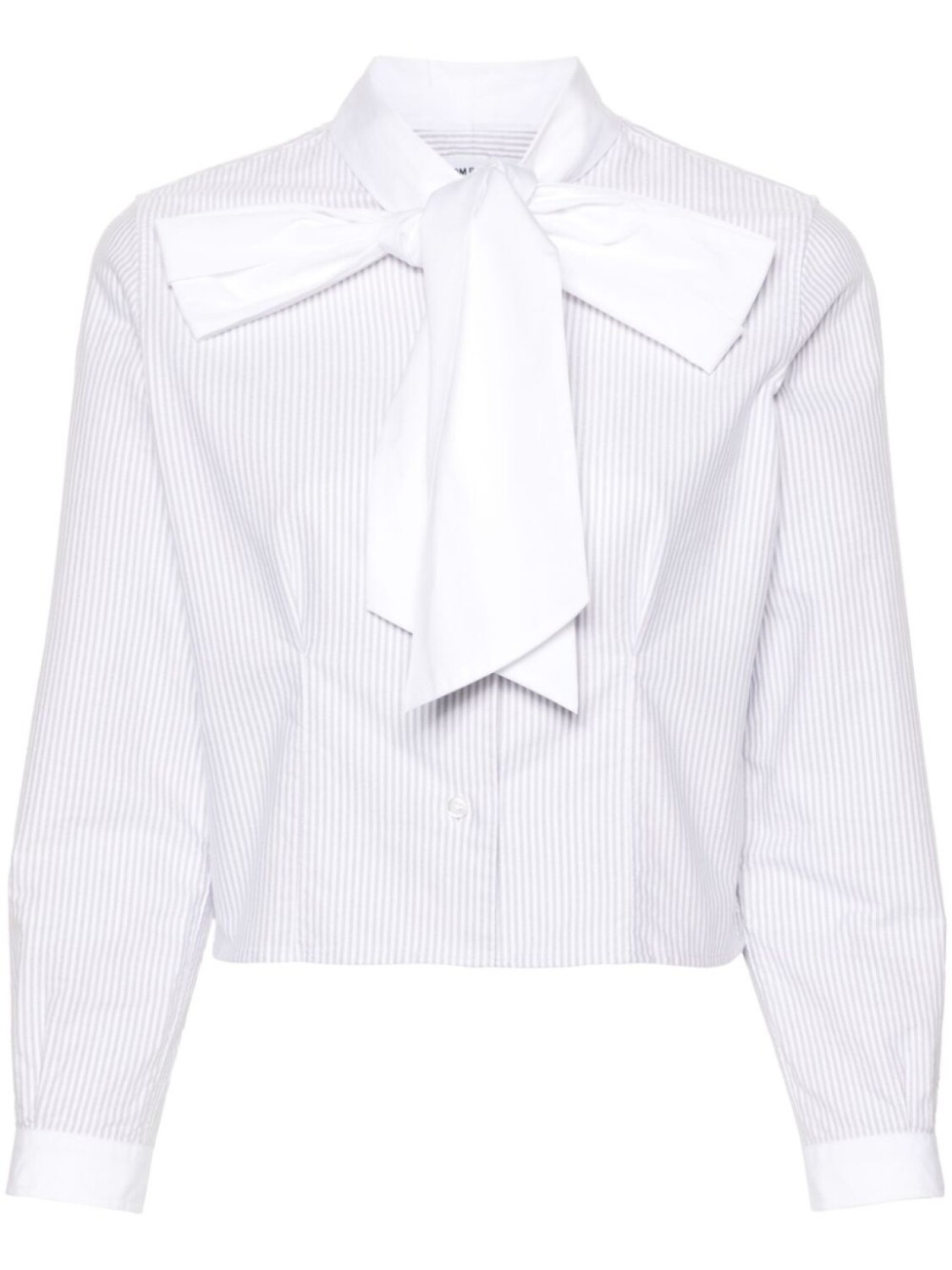 

Блузка с бантом Thom Browne, серый