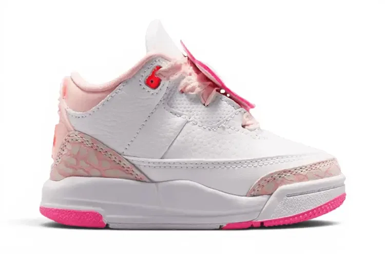Кроссовки Air Jordan 3 Retro TD, розовый