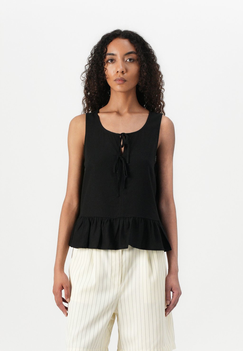 

Блуза MIX WITH BOWS TOM TAILOR DENIM, Deep Black