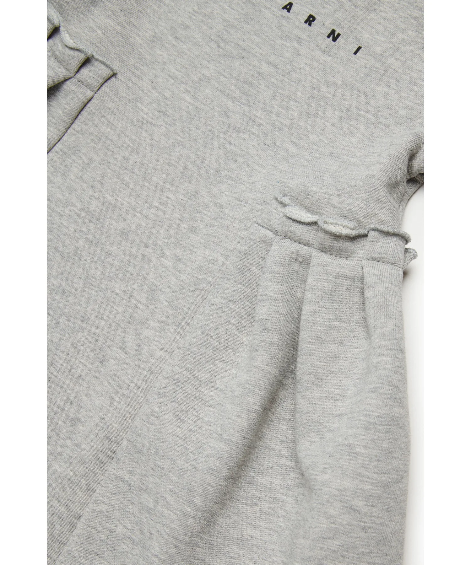 Детское платье из хлопка MARNI KID M01802M00V0 светло-розовое — фото 3
