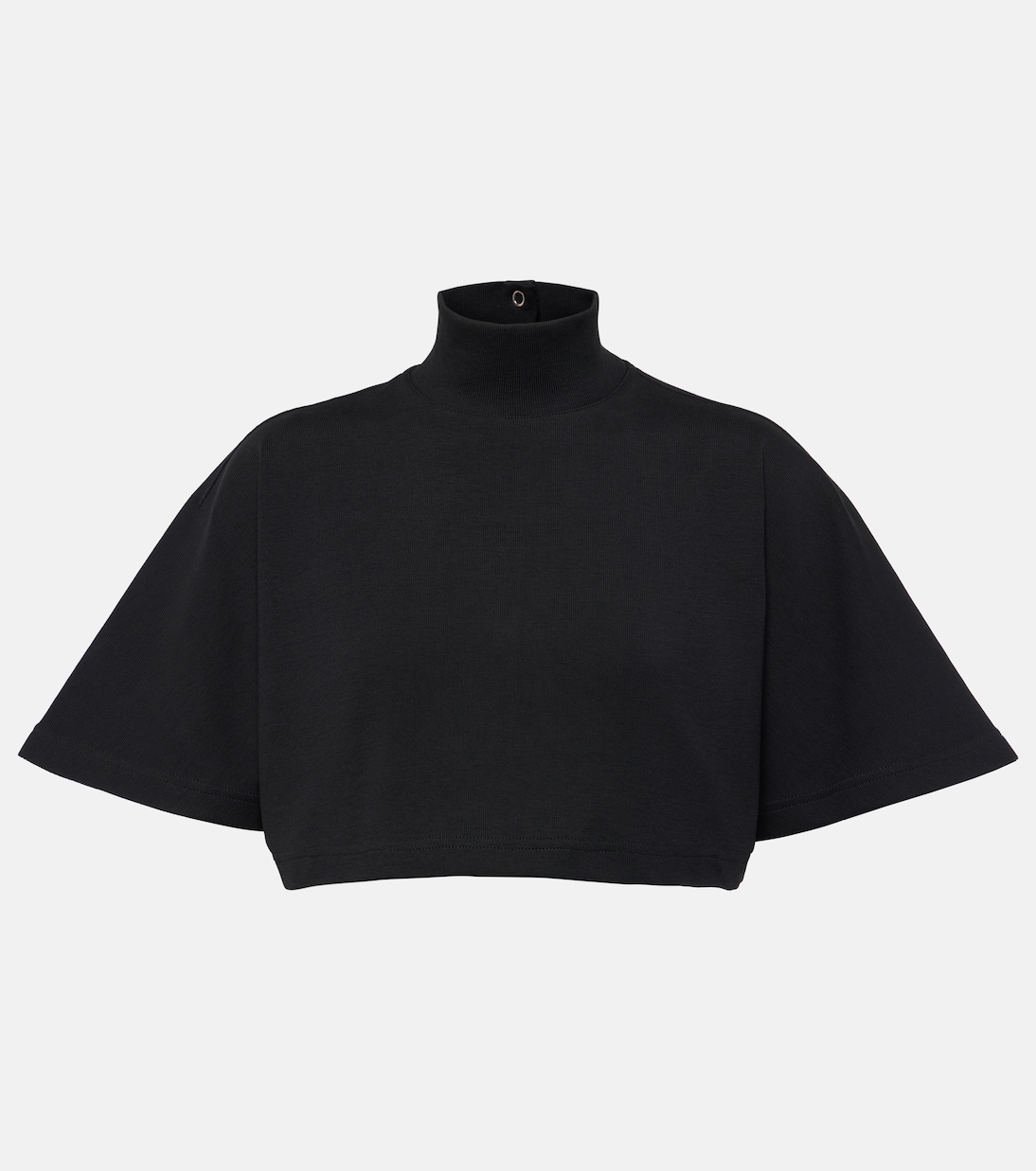

Хлопковый джерси кроп-топ Alaïa, Noir Alaia