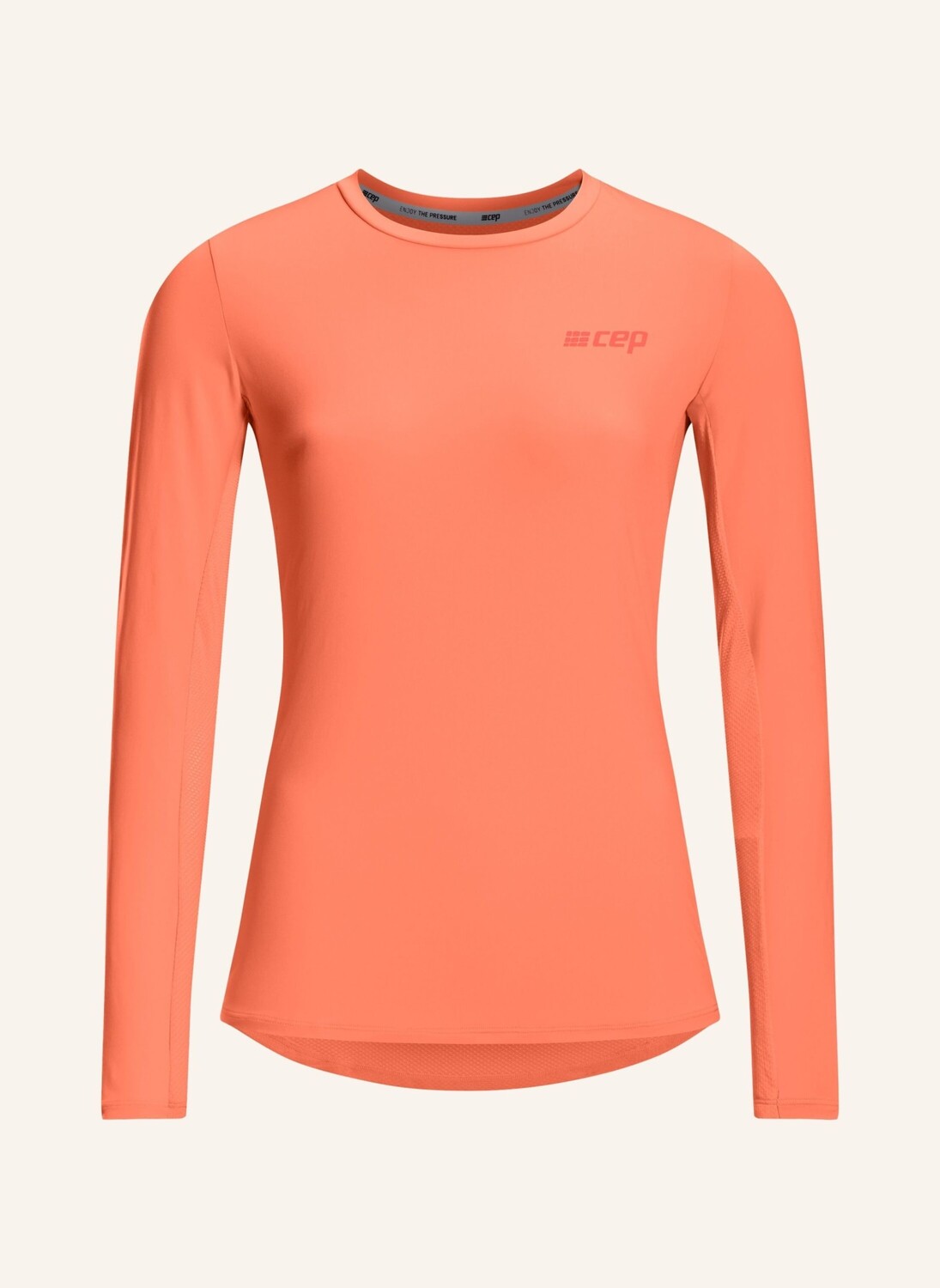 

Беговая рубашка the run long sleeve cep, оранжевый