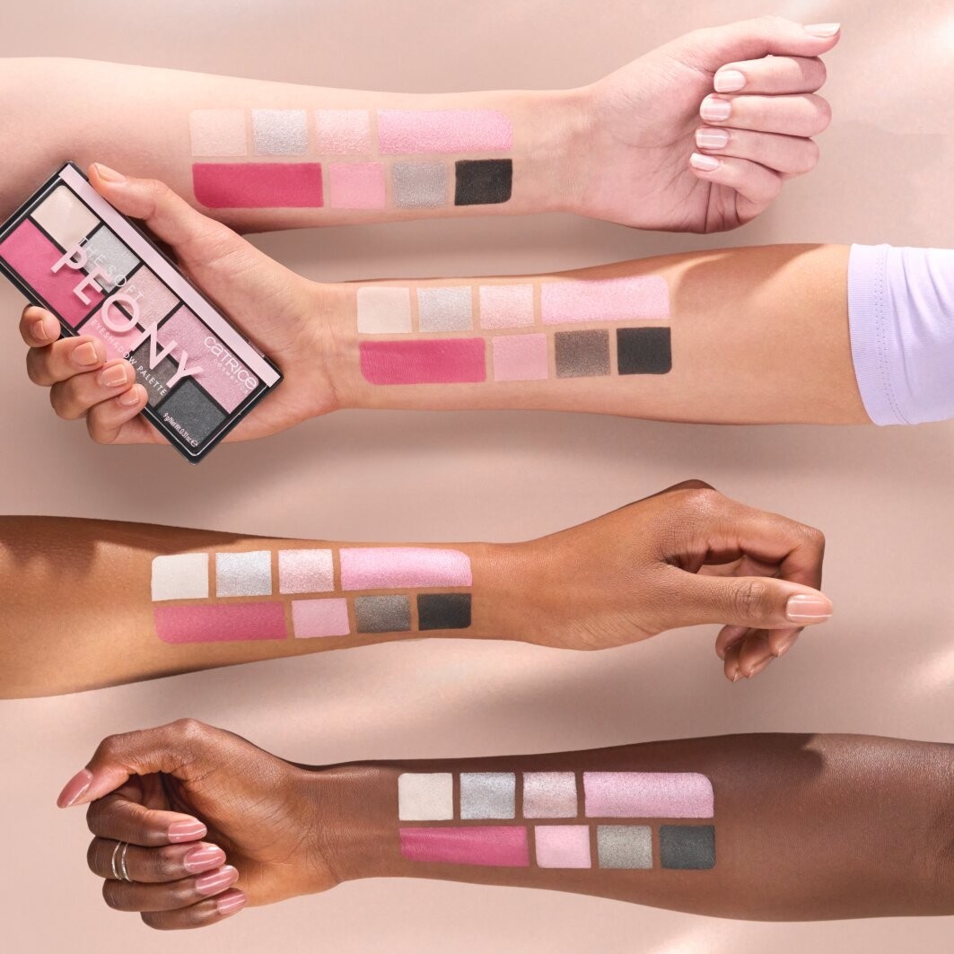 Тени для век the soft peony eyeshadow palette Catrice, вес 9 гр. — фото 4
