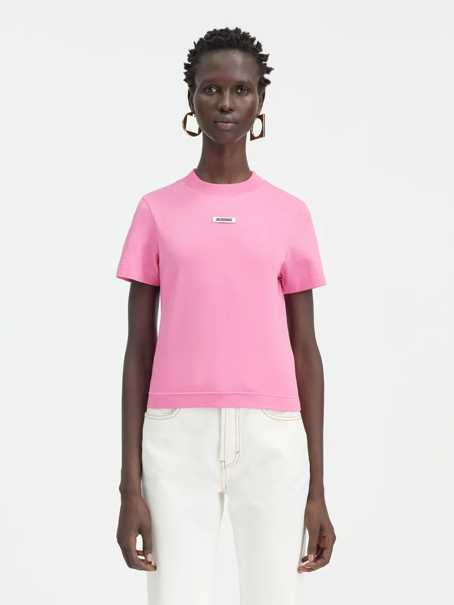 

Футболка с логотипом Grgrain Le Gr Grain Jacquemus, розовый