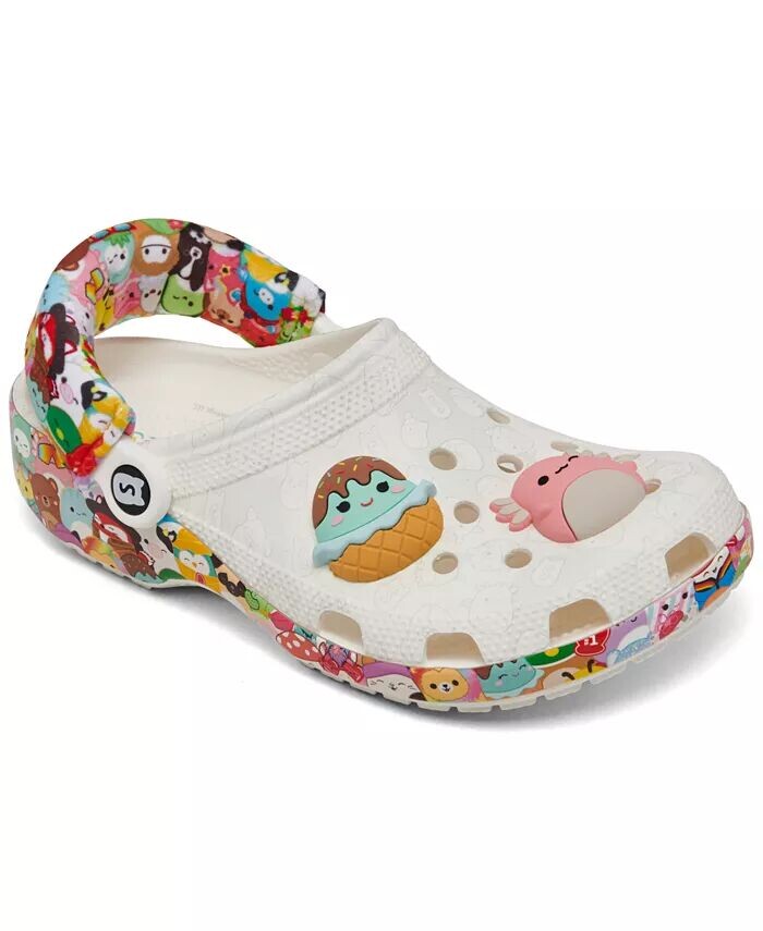 

Сабо Squishmallow Classic для маленьких детей от Finish Line Crocs, мультиколор