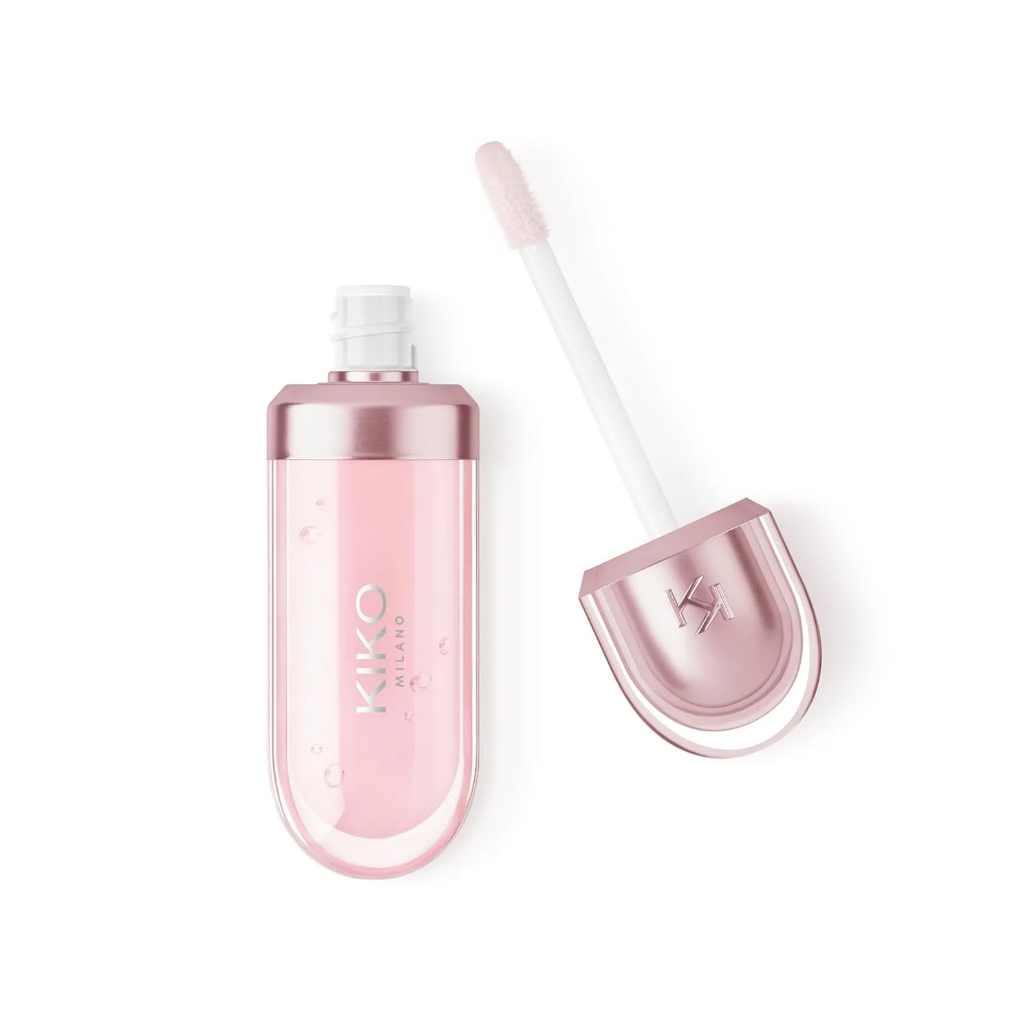 Kiko Milano 3D Hydra Lip Oil - Увлажняющее, питательное, придающее блеск губам, нелипкая, увлажняющая формула с витамином Е - 6,5 мл, 03 Glossed Glass