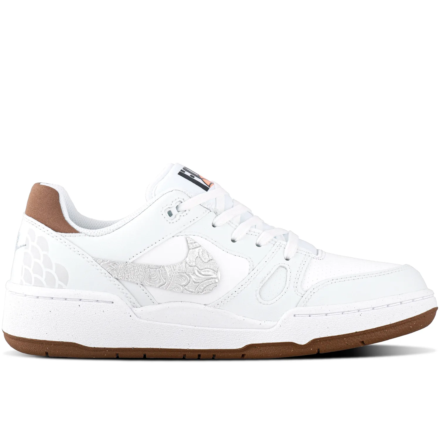 Nike Кроссовки для скейтбординга мужские low top, износостойкие и легкие, серебристо-серые — фото 4