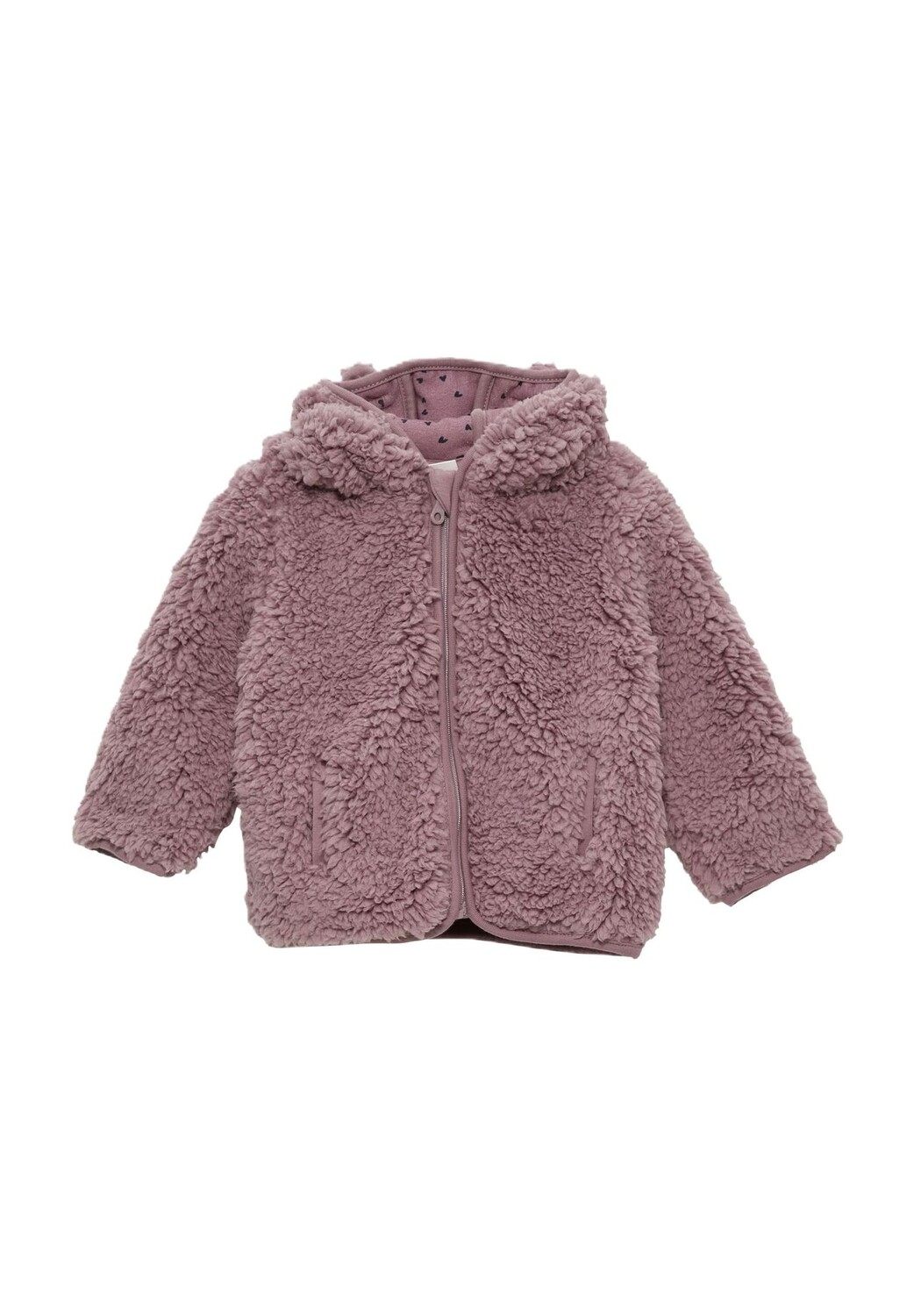 

Меховая куртка с капюшоном для малышей и малышей S.Oliver, цвет 4751 Lilac/pink