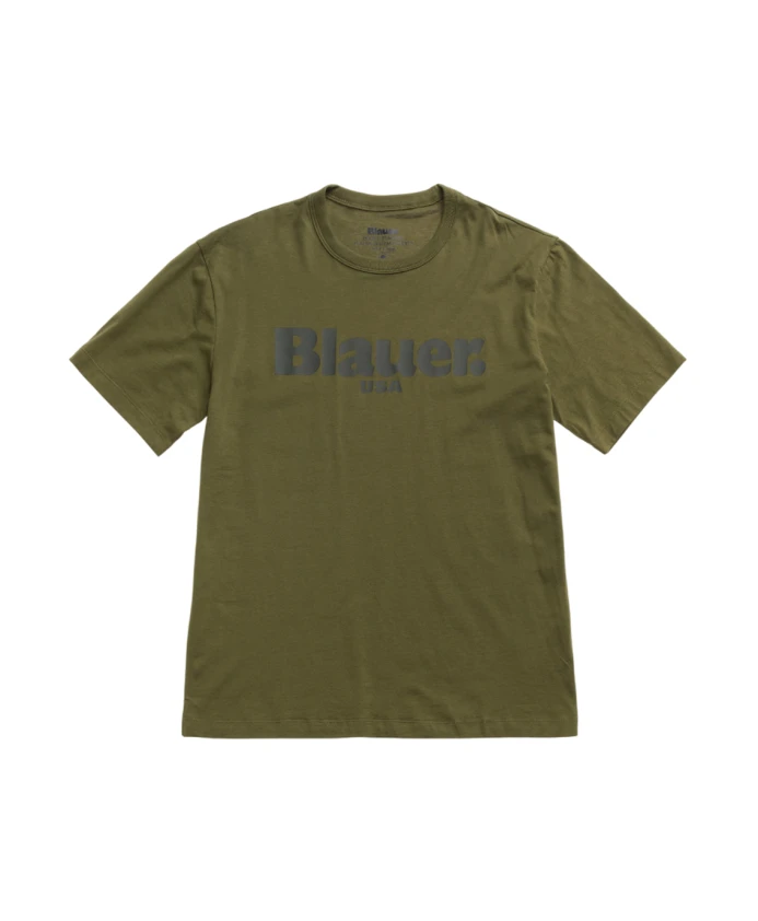 

Классическая футболка с коротким рукавом Blauer, зеленый
