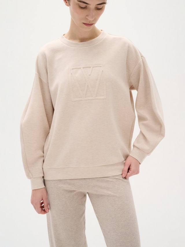 

Толстовка с логотипом laicent InWear, цвет Vanilla Melange