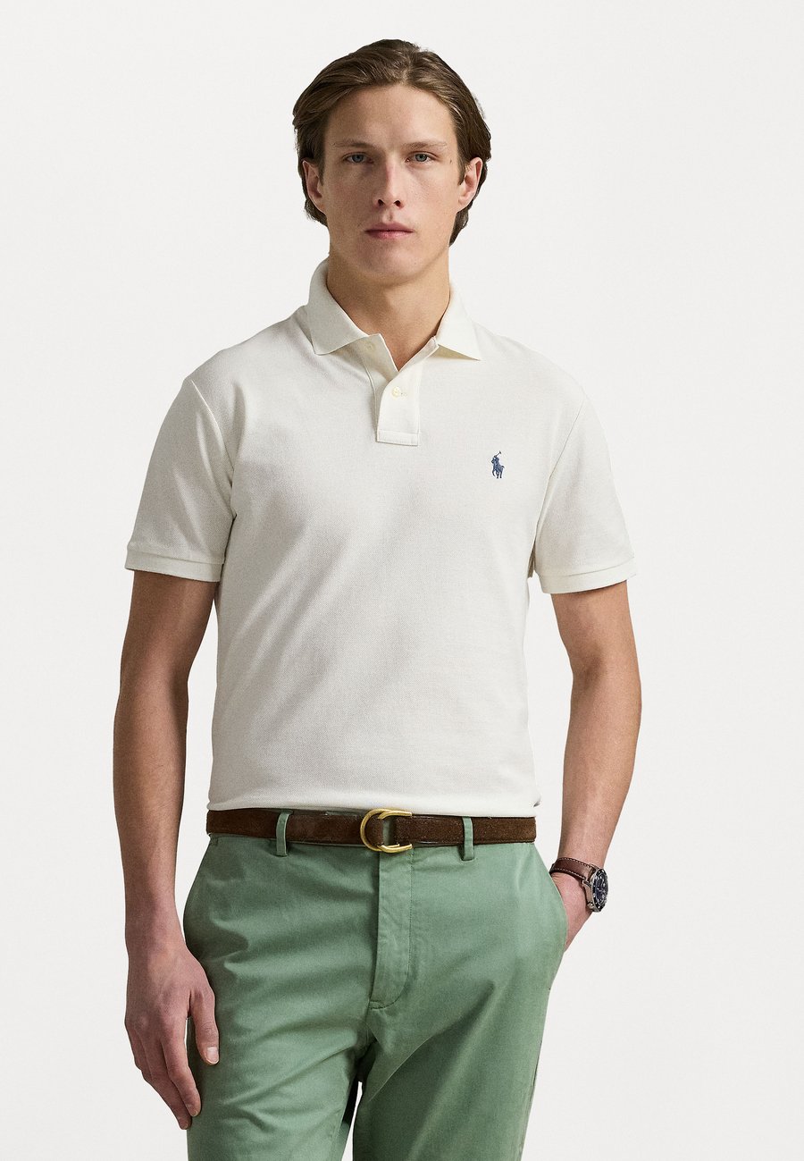 

Поло Polo Ralph Lauren SLIM FIT POLO SHIRT, Pale Cream/Off-White, Белый, Поло Polo Ralph Lauren SLIM FIT POLO SHIRT, Pale Cream/Off-White