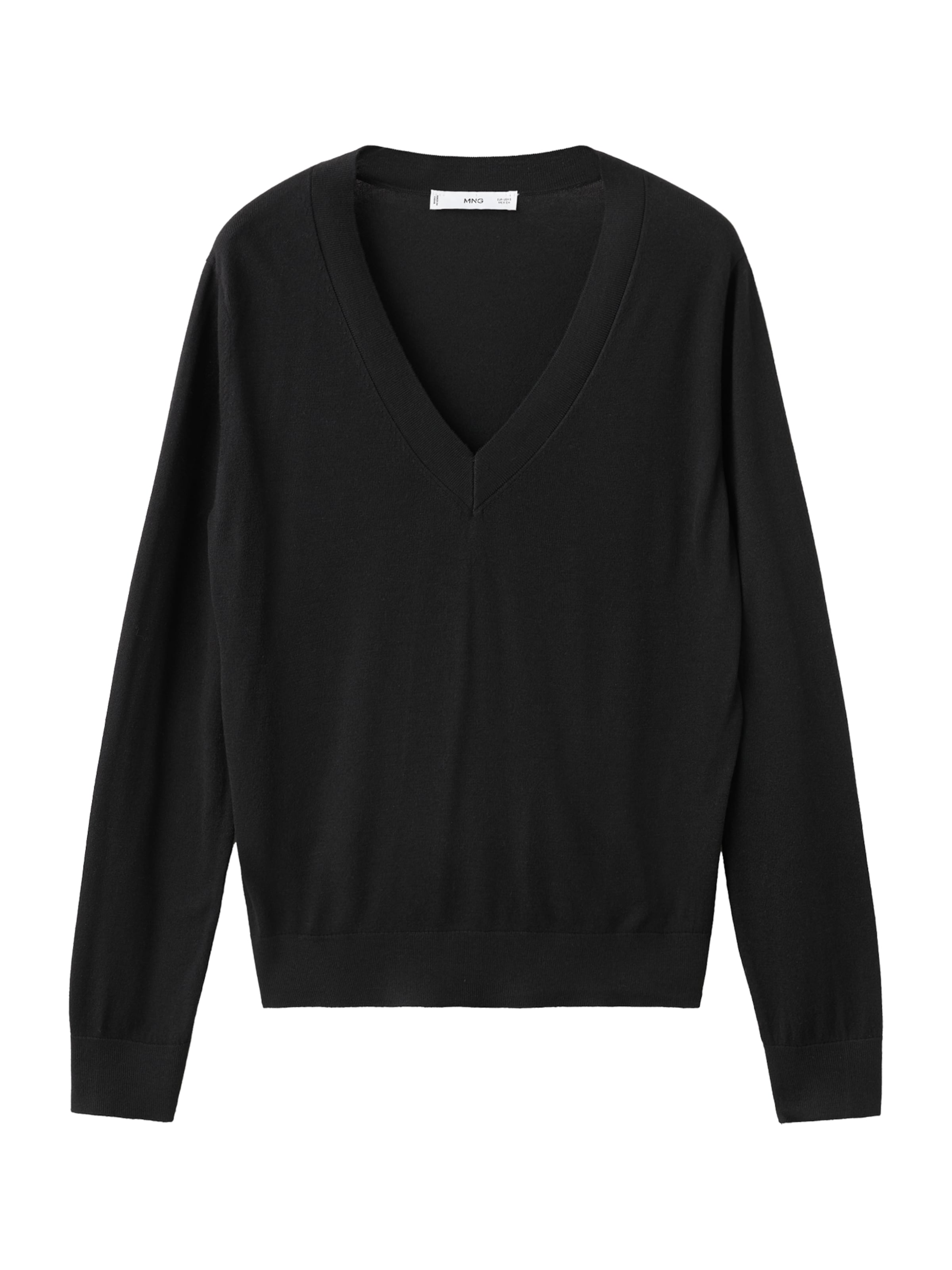 

MANGO Свитер 'LUCCAV' в черном цвете