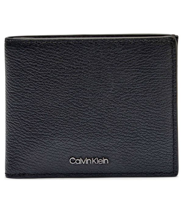 

Кожаный кошелек Calvin Klein, черный