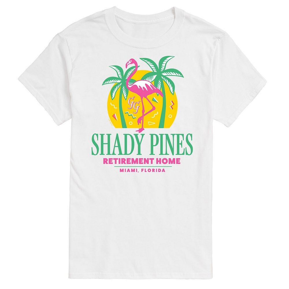 

Мужская футболка для выхода на пенсию Golden Girls Shady Pines Licensed Character, белый