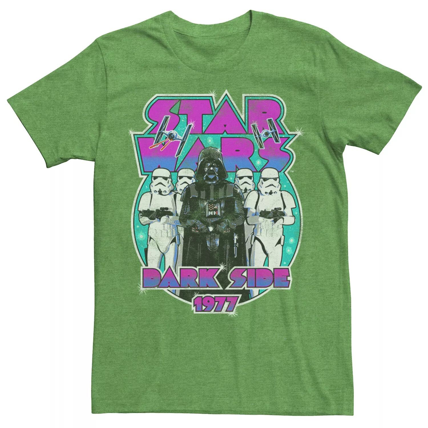 

Мужская футболка Vader and the Troopers 1977 Dark Side Rock Star Wars
