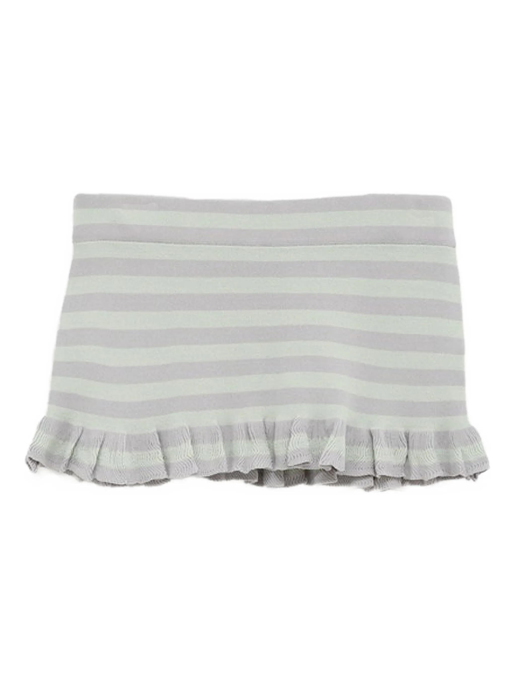 

Полосатая юбка с оборками Niihai, серый