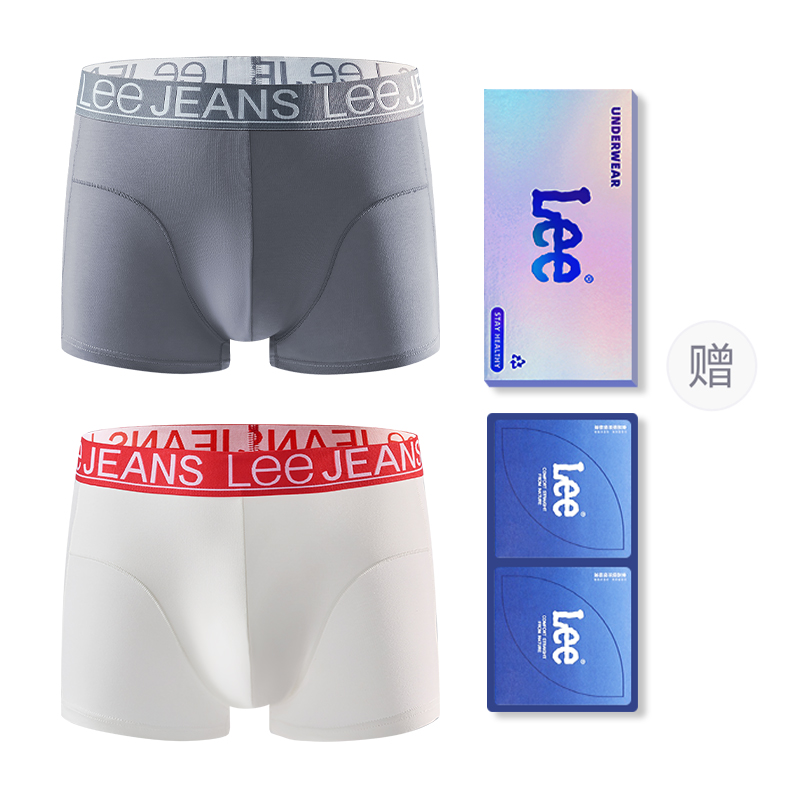 

Классические трусы 101 для мужчин набор из 2 штук в подарочной коробке Lee, серый