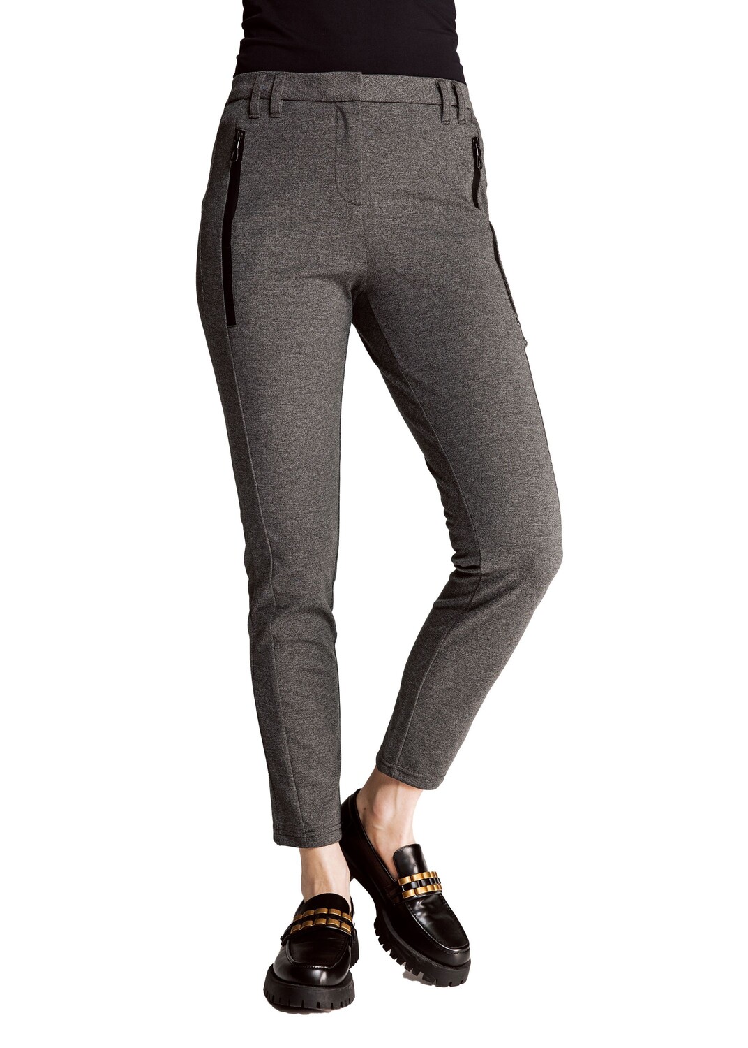 

Брюки ZHRILL Damen Stoffhose CHIARA, серый
