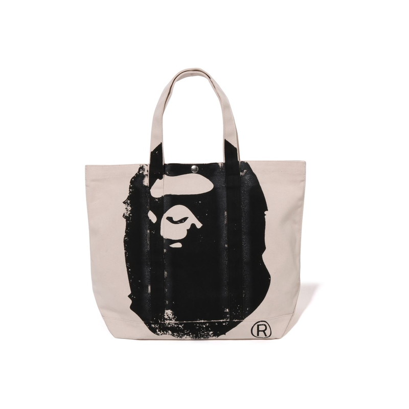 

A BATHING APE Тканевая сумка Regular Unisex экрю, Ecru