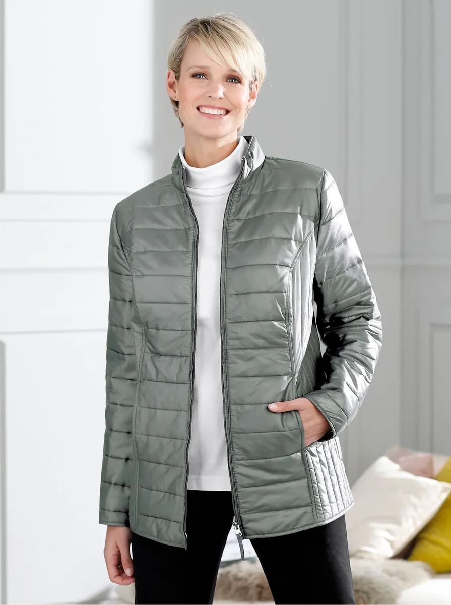 

Стеганая куртка Classic Basics, без капюшона, цвет Schilf