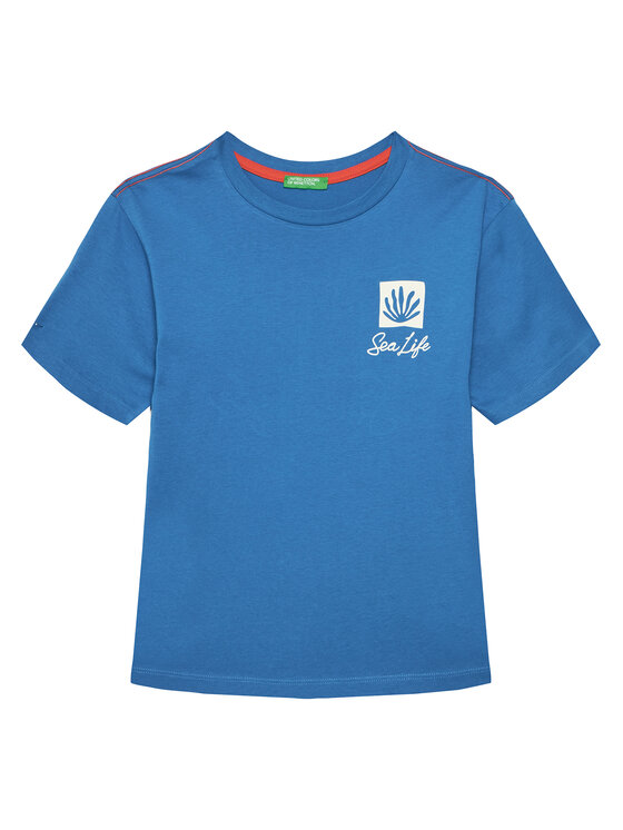 

Футболка oversize 3I1XC10P4 United Colors Of Benetton, синий