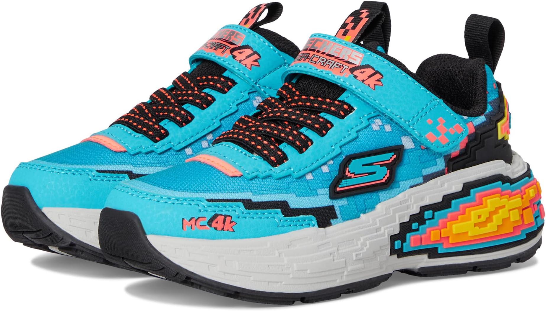 

Кроссовки SKECHERS KIDS Mega-Craft 4K 402160L, Turquoise/Black
