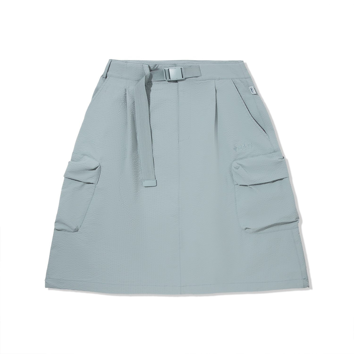 

LiNing Повседневные короткие юбки для женщин Lead Gray Green