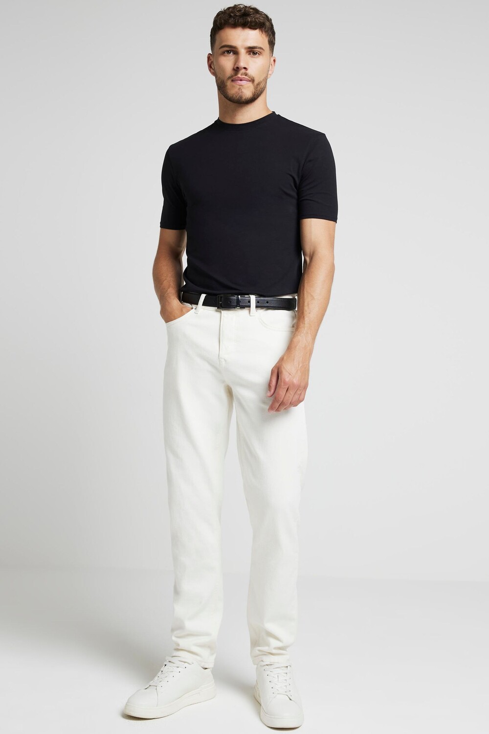 

Футболки Muscle fit Essential, 3 шт в упаковке River Island, черный