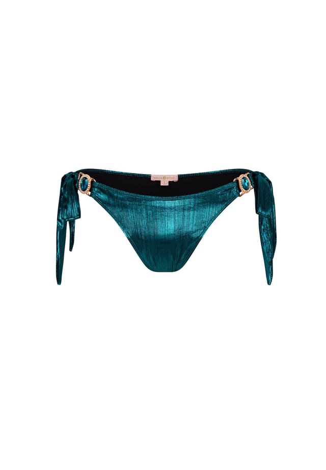 

Плавки бикини мерцающие с мерцающим дизайном Moda Minx, цвет sapphire