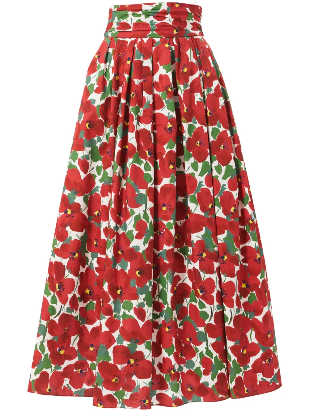

Юбка миди Cummerbund Carolina Herrera, красный