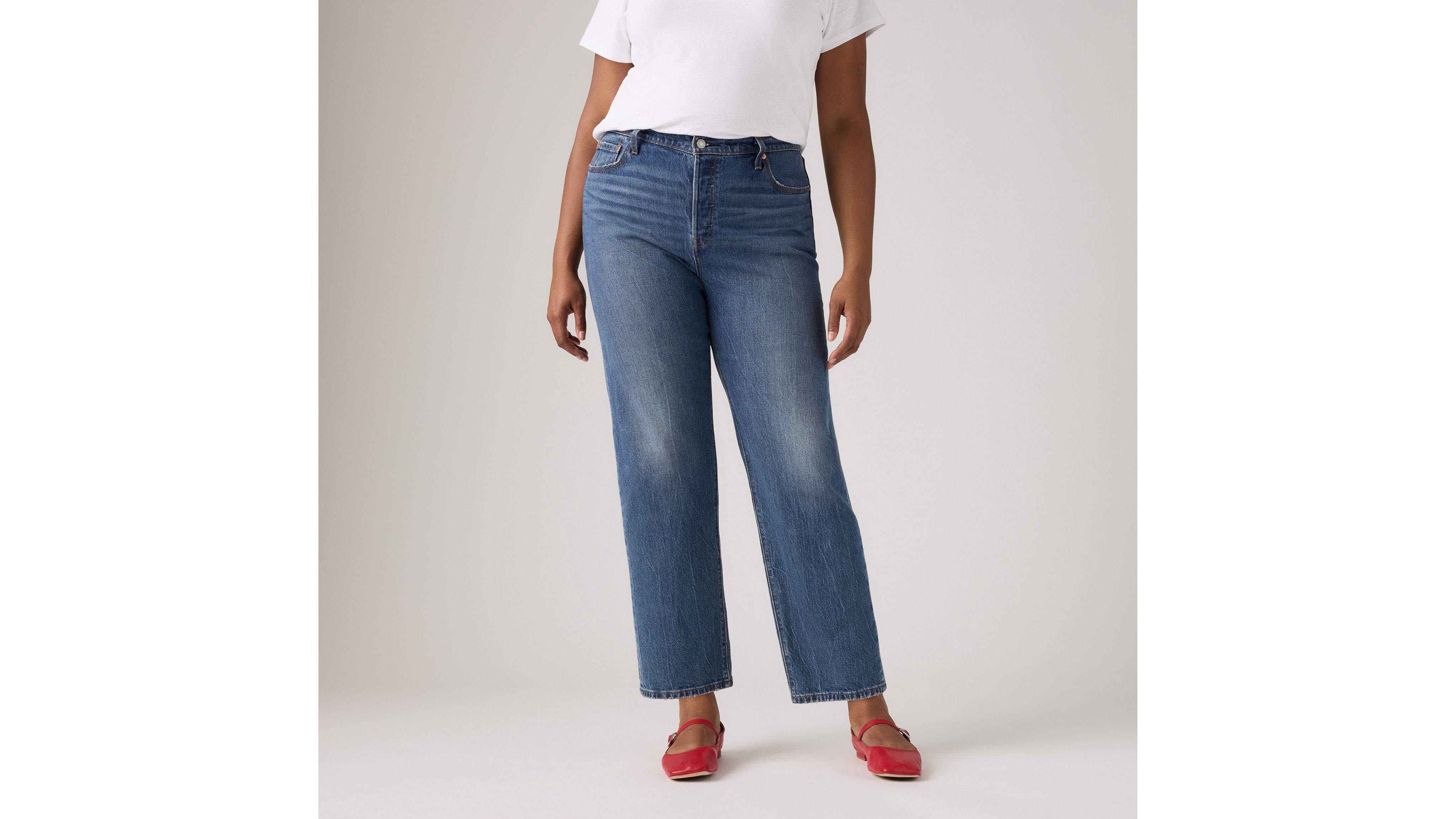 Оригинальные женские джинсы 501 (большие размеры) Levi's, Erin Can't Wait - Medium Wash — фото 2
