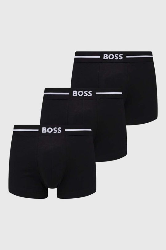 

Комплект из трех боксеров BOSS Boss, черный