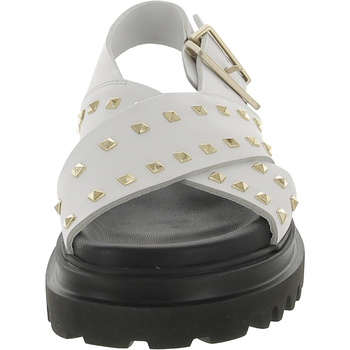 

Женский кожаный ремешок Cosmo на щиколотке All Saints, цвет Chalk White/Brass