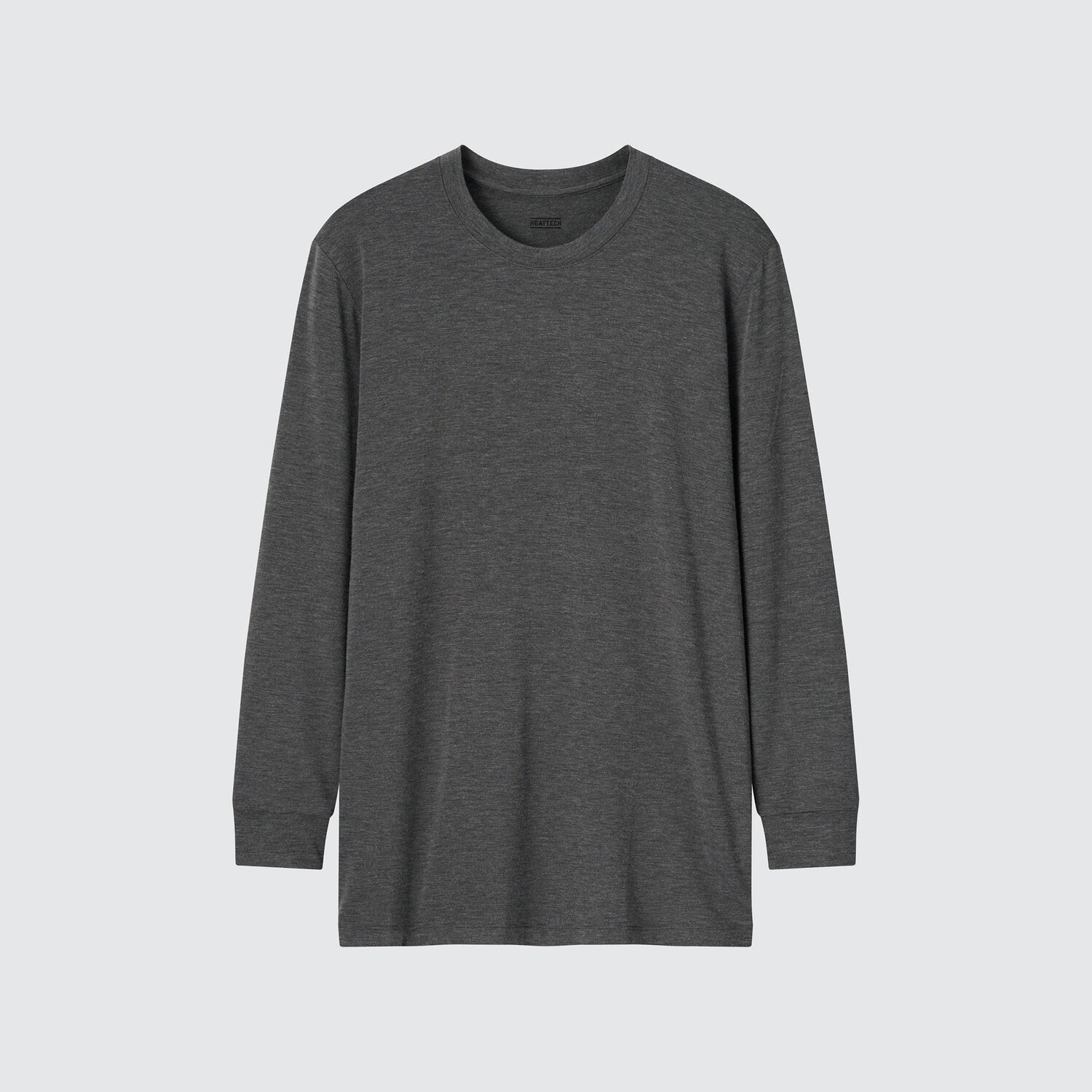 

Футболка Uniqlo Heattech с круглым вырезом, темно - серый