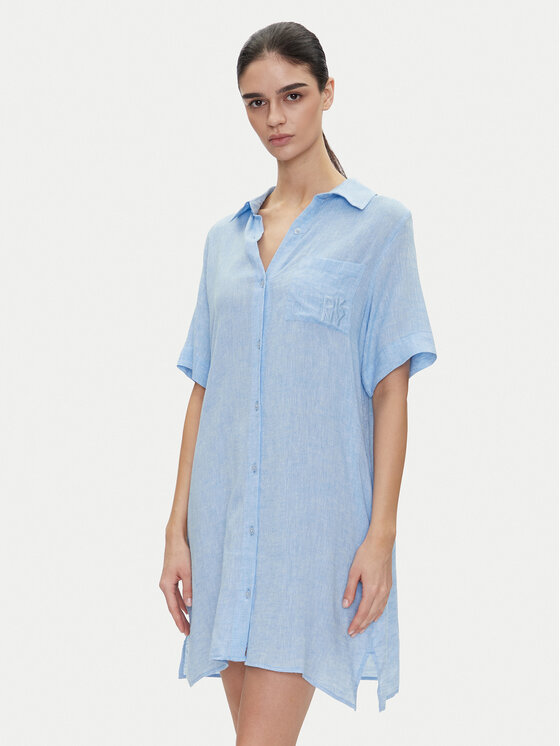 

Ночная рубашка свободного покроя YI30054 Dkny, голубой