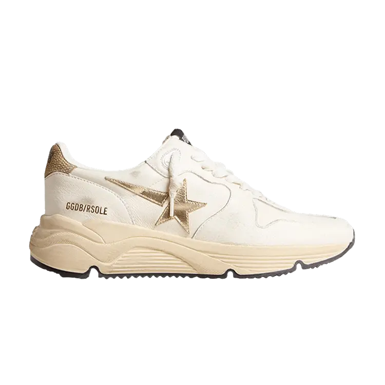 Кроссовки Golden Goose Wmns Running Sole 'White Gold', белый