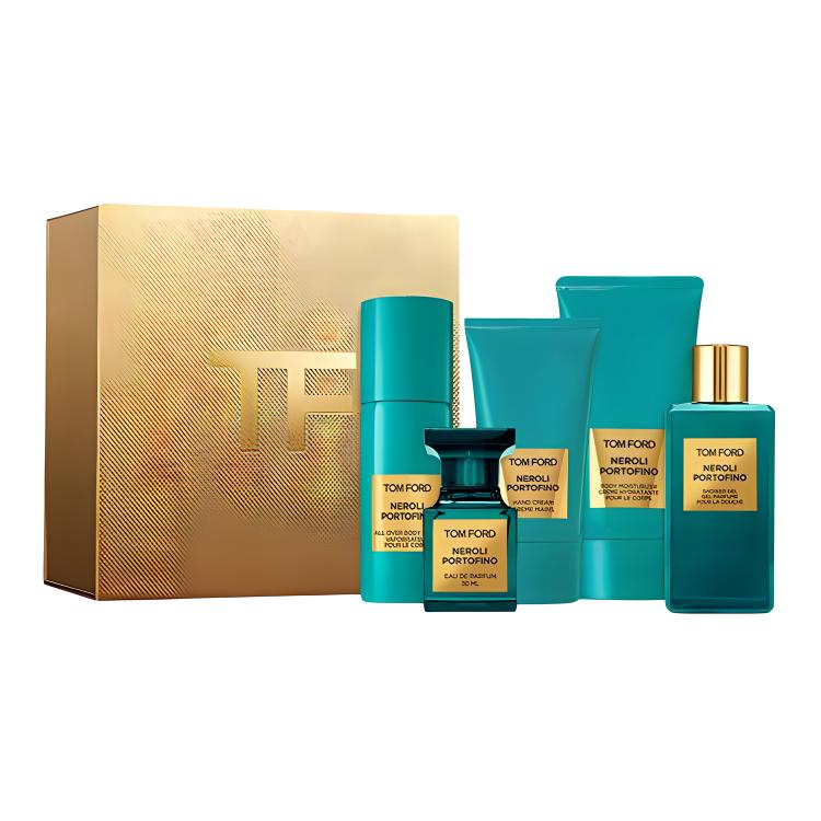 Набор парфюма Absolutely Dazzling Orange Qixi Festival Limited Neroli Parfum Fresh 30мл+75мл+150мл+150мл+250мл TOM FORD — фото 2