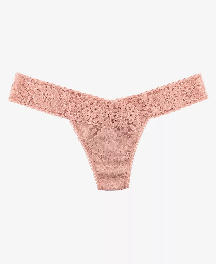 

Женские повседневные кружевные стринги с низкой посадкой 771001 Hanky Panky, розовый