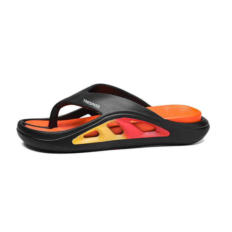 

Мужские шлепанцы TRESPASS, Black Orange