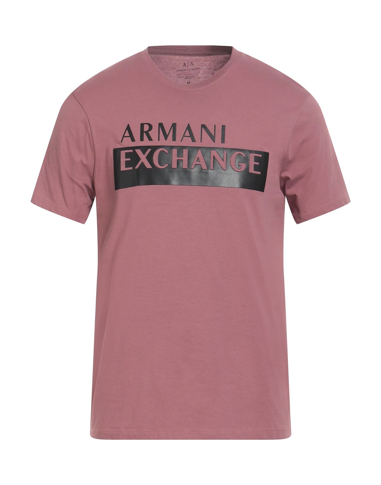 

Футболка Armani Exchange, темно-розовый