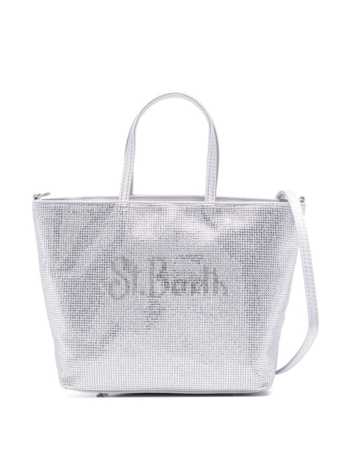 

Мини-сумка-тоут MC2 Saint Barth со стразами, серый