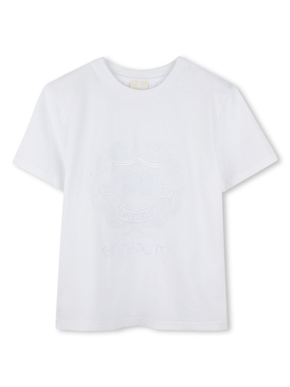 

Футболка с вышивкой Givenchy Kids, белый