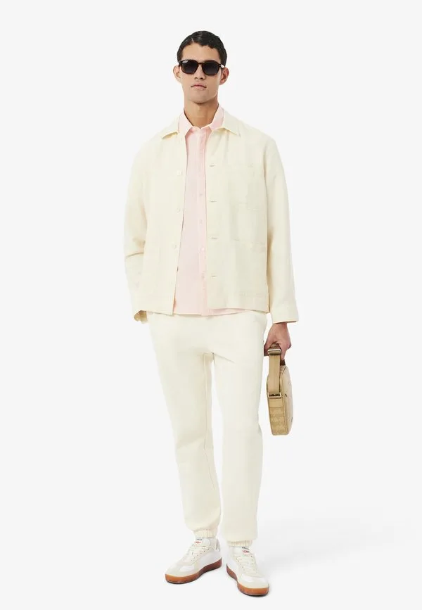 Рубашка розовая белая Lacoste, Rose Blanc-D — фото 2