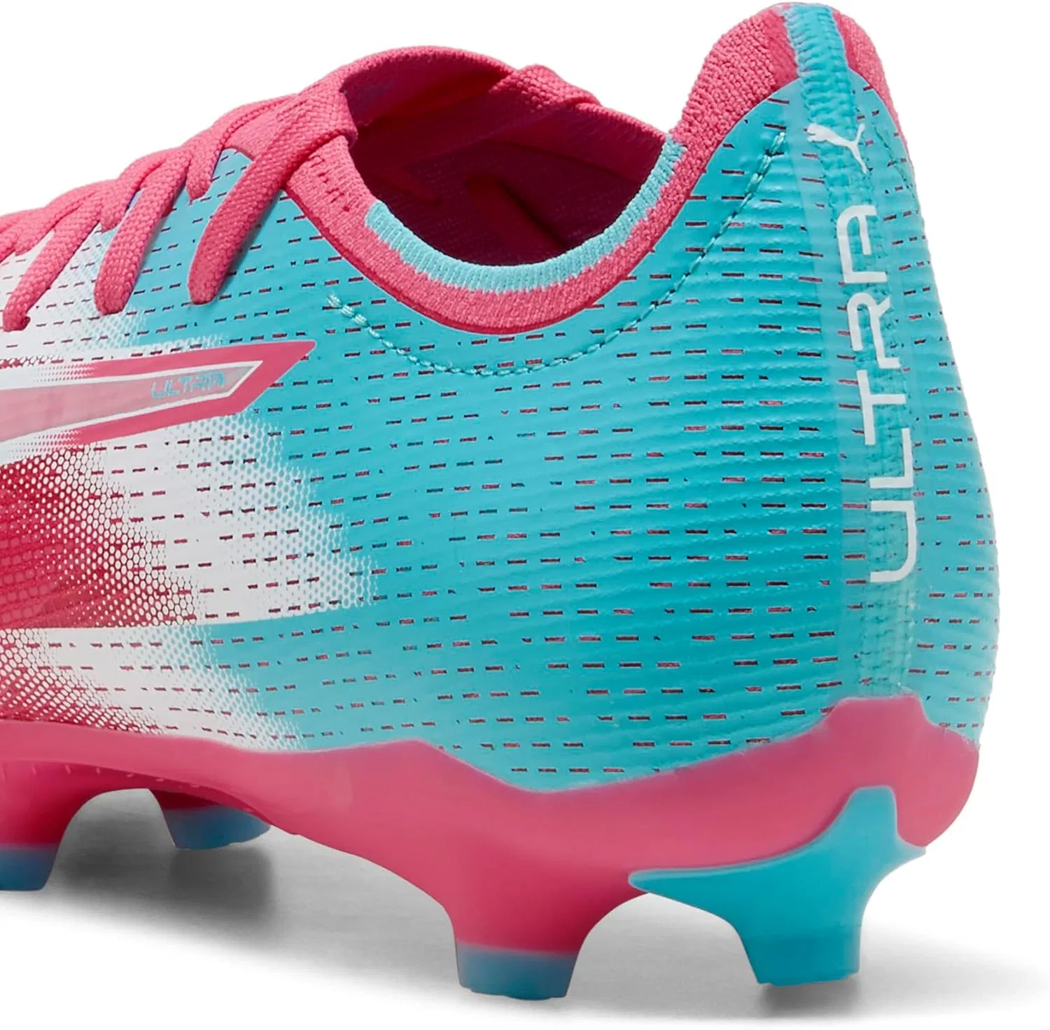 Кроссовки PUMA Ultra 6 Match RE-CHARGE FG/AG Herren Fußballschuhe, Hero Blue Sunset Pink Granate Rose — фото 3