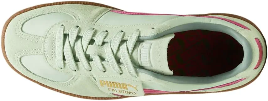 Мужские кроссовки PUMA Palermo OG на шнуровке повседневные - синие, зеленый — фото 3