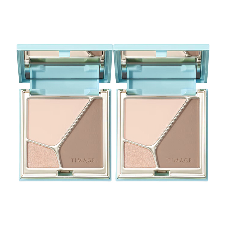 

Пластина для коррекции тона кожи Floating Glimmering Shadow Natural Brightening TIMAGE