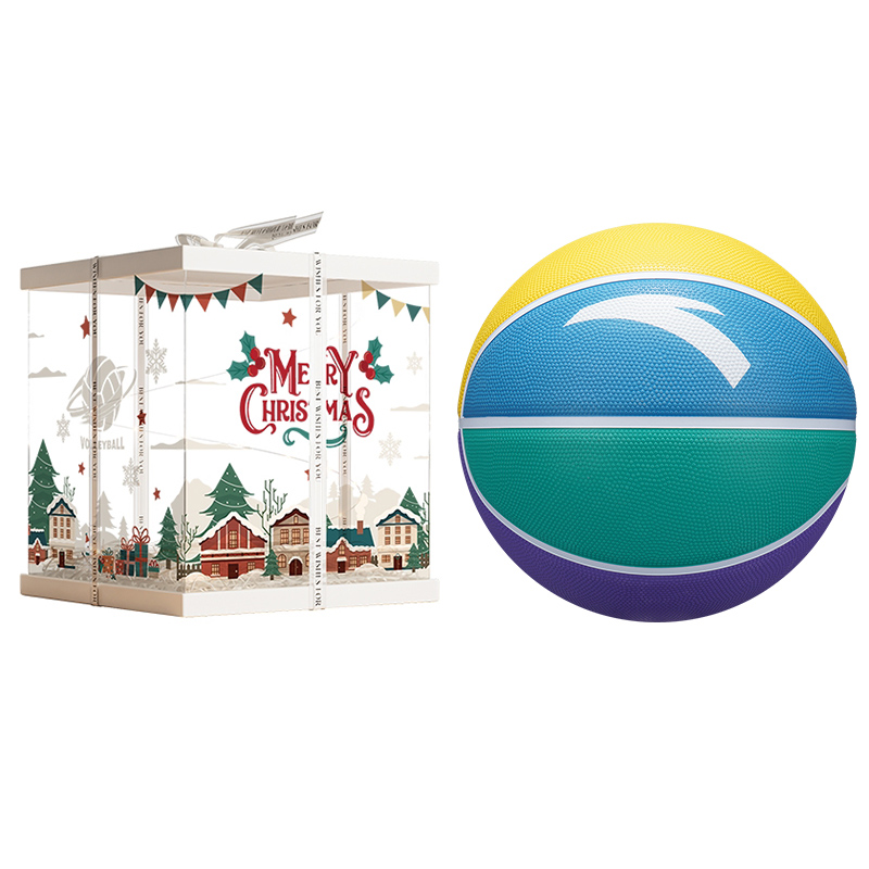 

ANTA Резиновый баскетбольный мяч china blue green purple yellow multicolor размер 5 7 тренировочный unisex