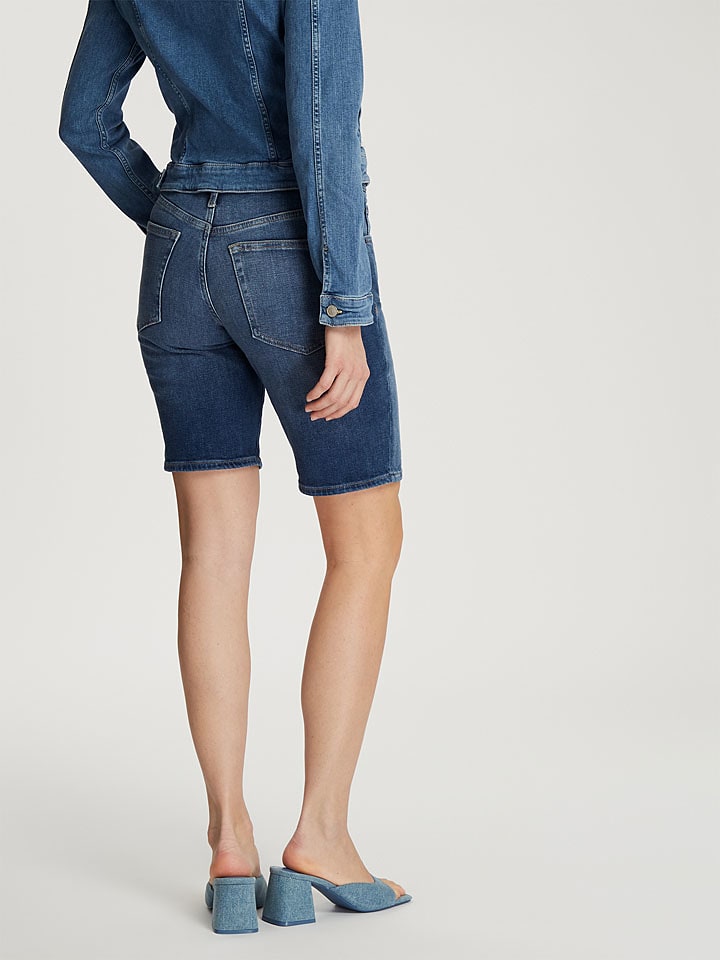 

Джинсовые шорты темно-синего цвета Cross Jeans